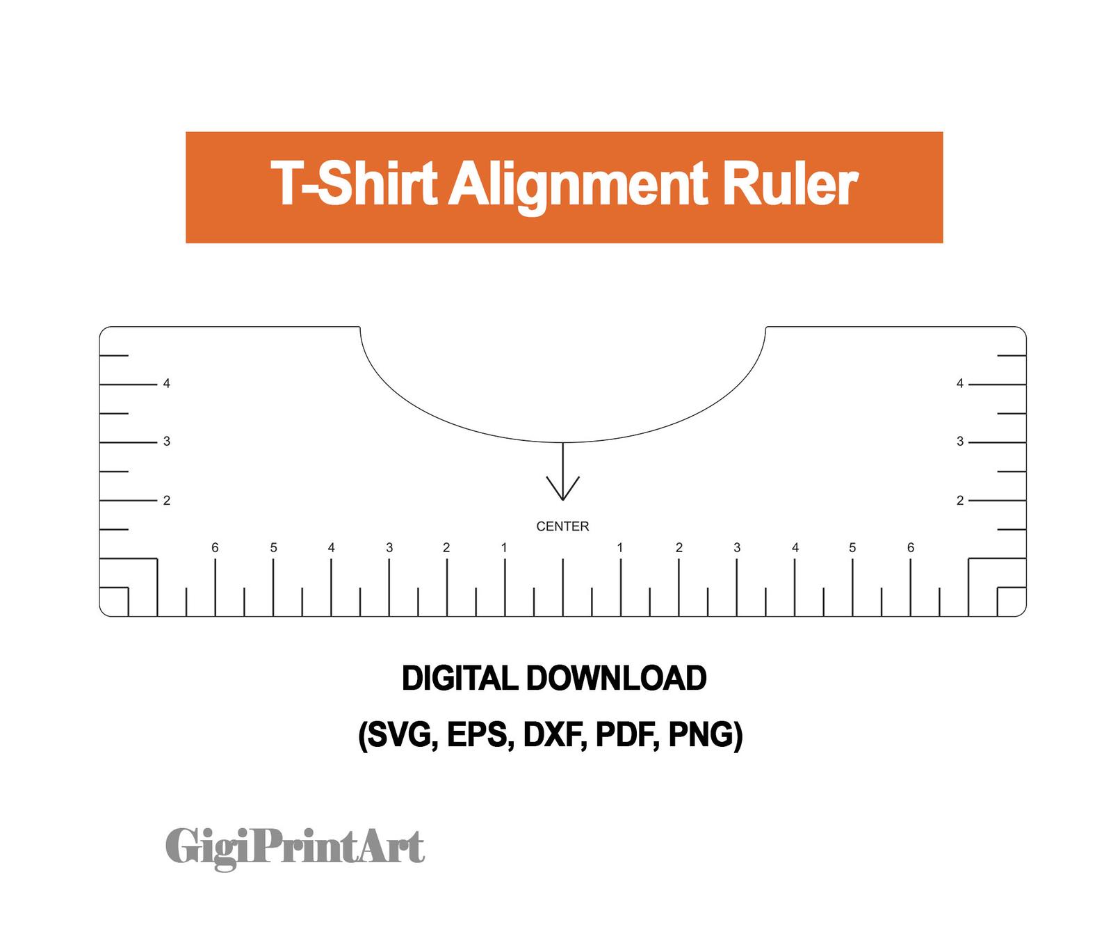 Free Printable Embroidery Placement Ruler