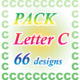 Letter C set