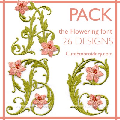 Flowering font