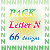 Letter N set