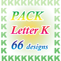 Letter K set