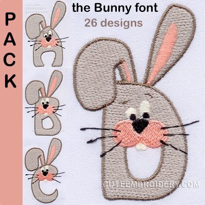 Bunny font